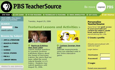 PBS TeacherSource
