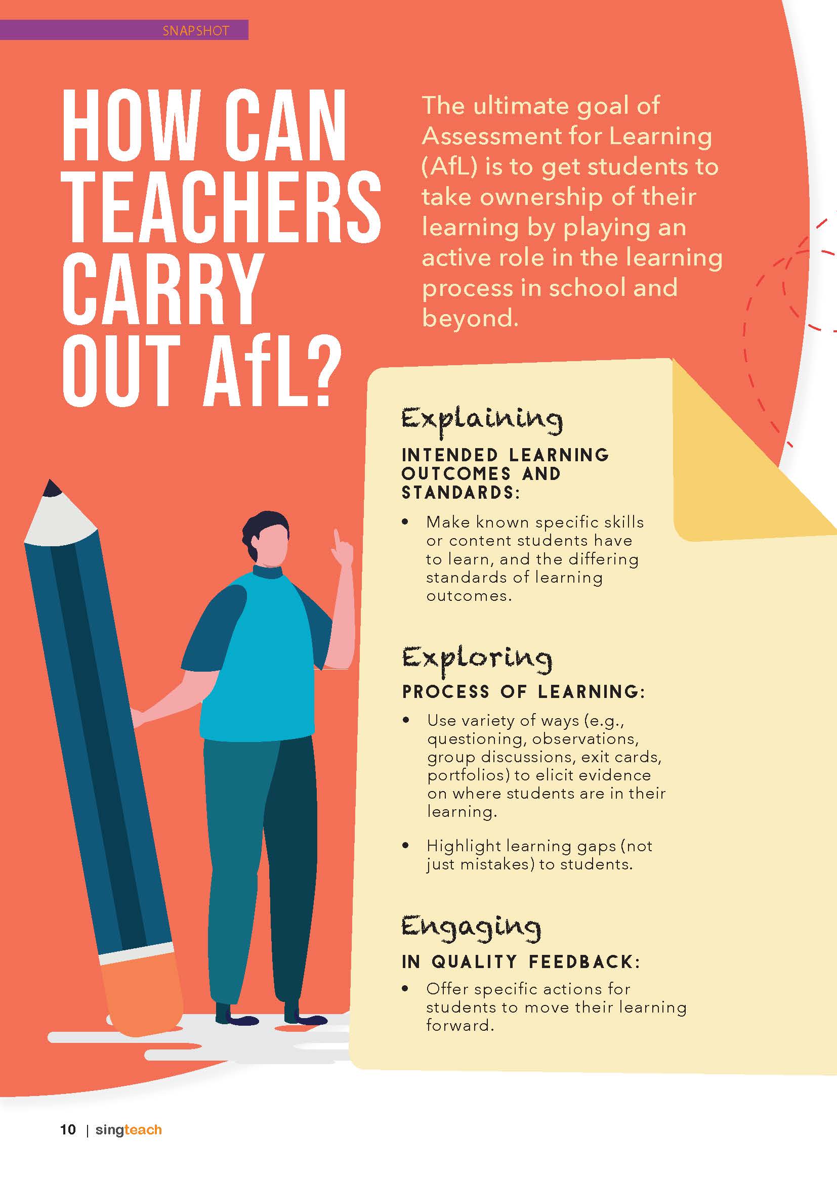 How Can Teachers Carry Out AfL?